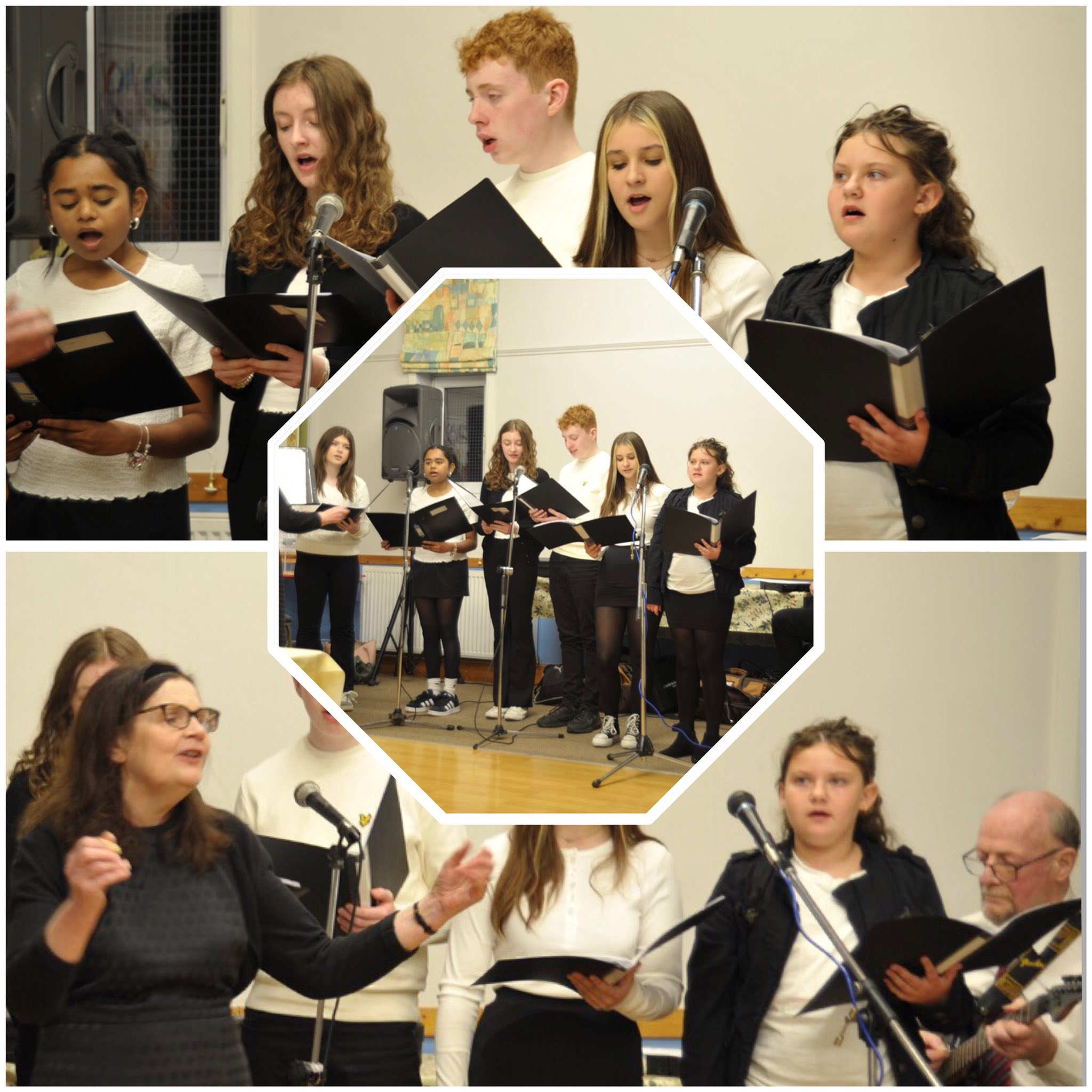 Parish choir singing